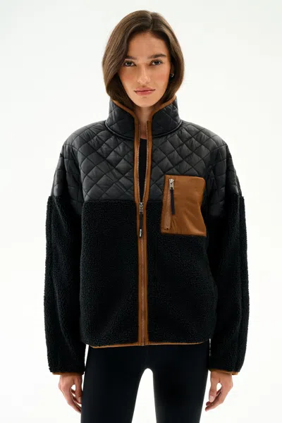 Splits59 Skylar Sherpa Jacket In Black