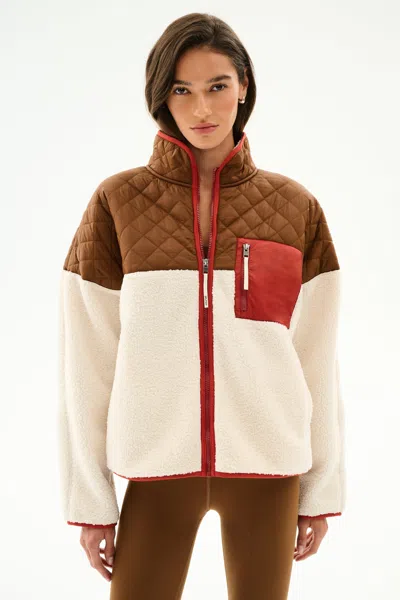 Splits59 Skylar Sherpa Jacket In Neutral