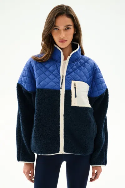 Splits59 Skylar Sherpa Jacket In Blue