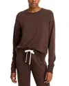 Splits59 Sonja Crewneck Sweatshirt In Dark Chocolate