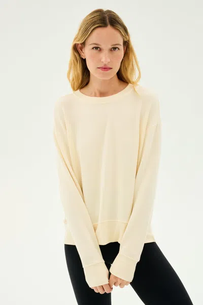 Splits59 Sonja Fleece Sweatshirt In Yellow