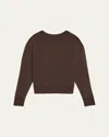 Splits59 Sonja Fleece Sweatshirt In Dk Chocola