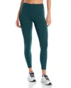 Splits59 Ella High Waist Airweight 7/8 Leggings In Peacock/indigo In Military