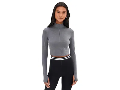 Splits59 Stevie Active Rib 1/2 Zip In Green