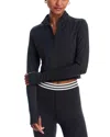 Splits59 Stevie Cropped Sweatshirt In Heather/graphite