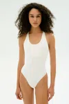 Splits59 Suki Airweight Bodysuit In White