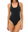 Splits59 Suki Airweight Bodysuit In Black In Black