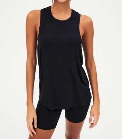 Splits59 Toni Scoop Neck Jersey Tank In Indigo In Multi