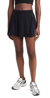 Splits59 Venus High Waist Rigor Skort With Piping Black In Black