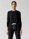 Splits59 Warm Up Crop Sweatshirt In Black