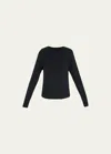 Splits59 Warm Up Crop Fleece Sweatshirt In Indigo