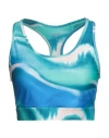 Splits59 Woman Top Blue Size L Polyester, Elastane In Blue