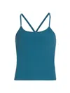 Splits59 Women's Airweight Racerback Tank Top In Stone Blue