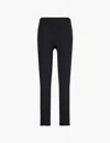 Splits59 Clare Logo-print High-rise Stretch-woven Leggings In Black/white