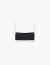 Splits59 Monah Rigor Sports Bra In Black/white