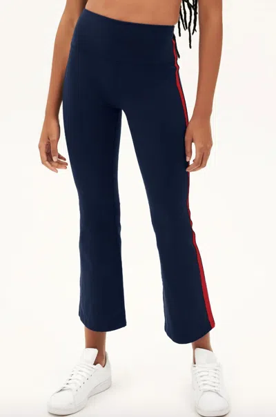 Splits59 Women's Raquel Crop Pant Top In Navy In Blue