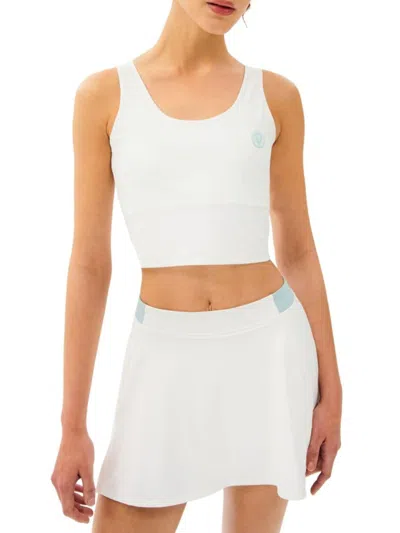 Splits59 Sprint Rigor Cropped Top In White, Women's At Urban Outfitters