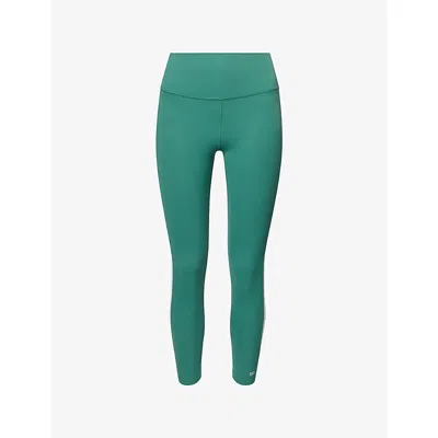 Splits59 Womens Arugula/white Bianca Rigor 7/8 High-waist Workout Leggings Xs In Green