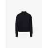 Splits59 Womens Birdie Fleece Half-zip Jersey Sweatshirt Black