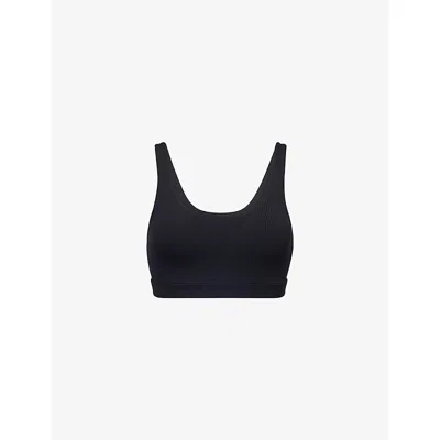 Splits59 Womens  Airweight Ribbed Knit Sports Bra