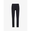 Splits59 Womens  Clare Logo-print High-rise Stretch-woven Legging In Black/grass