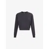 Splits59 Womens Graphite Brooks Fleece Modal-jersey Sweatshirt Xs In Graphite