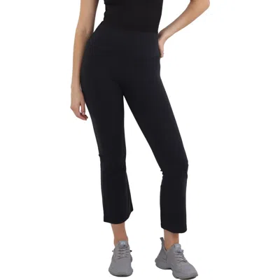 Splits59 Womens High-waist Nylon Yoga Pants In Black