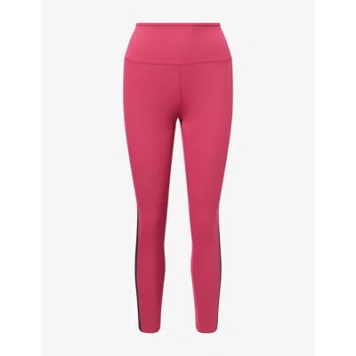 Splits59 Womens Miles Rigor Stretch-jersey Leggings Sangria/black