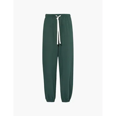 Splits59 Womens Military Oversized Stretch-jersey Fleece Jogging Bottoms