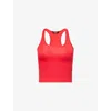 Splits59 Womens  Ashby Ribbed Cropped Top