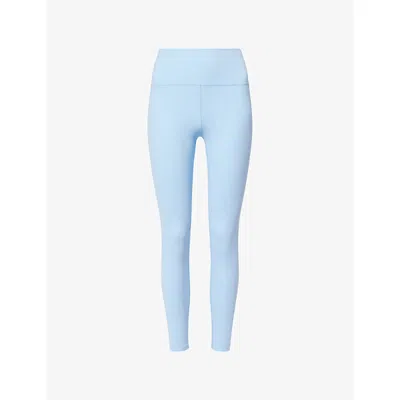 Splits59 Womens Skylight Sprint 7/8 Running Leggings In Blue