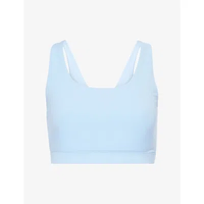 Splits59 Womens Skylight Sprint Sports Bra Xs In Blue