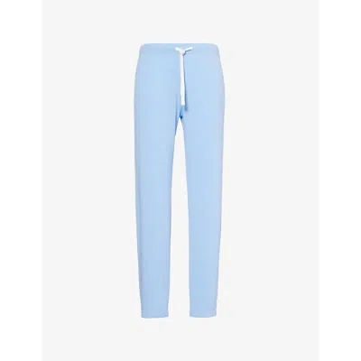 Splits59 Womens Sonja Drawstring-waist Stretch-jersey Jogging Bottoms Skylight