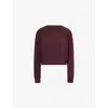 Splits59 Womens Dark Cherry Brooks Fleece Stretch-modal Sweatshirt Xs In Burgundy
