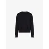 Splits59 Womens Black Black Sonja Relaxed-fit Stretch-woven Sweatshirt In Black