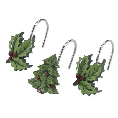 Spode 12 Piece Shower Hook Set In Red