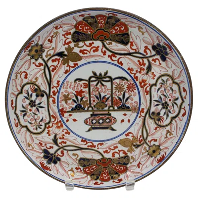 Pre-owned Spode 1816 Georgian Period "'s New Stone" Circular Tray In Gray