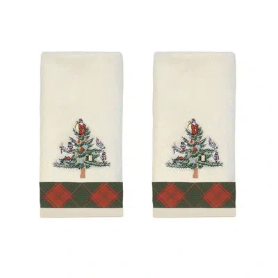 Spode 2 Piece Fingertip Towel Set In Ivory