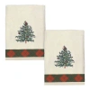 Spode 2 Piece Hand Towel Set In Ivory