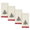 Spode 4 Piece Hand Towel Set In Ivory