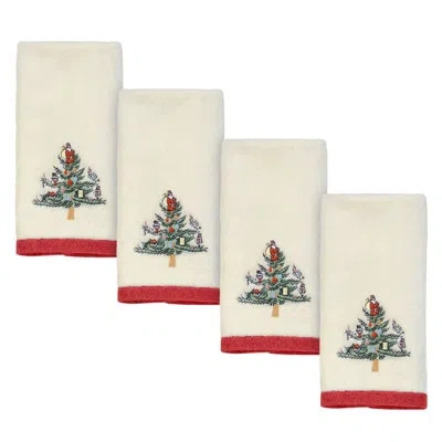 Spode 4 Piece Hand Towel Set In Ivory