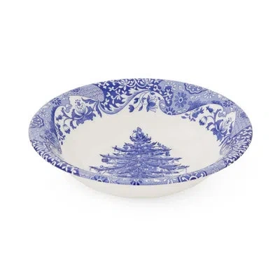 Spode 8" Cereal Bowls, Set Of 4 In Blue & White