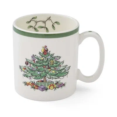 Spode 9 oz Mug In White,green,red