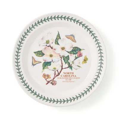 Spode Blossoming States Earthenware 10" Dinner Plate In White
