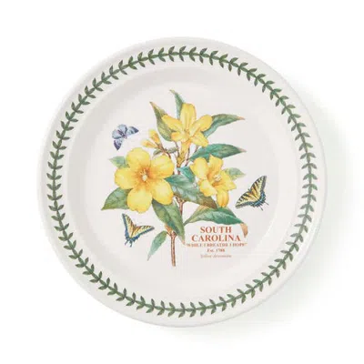 Spode Blossoming States Earthenware 10" Dinner Plate In Animal Print