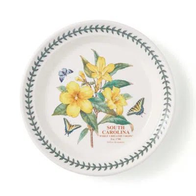 Spode Blossoming States Earthenware 8" Salad Plate In White