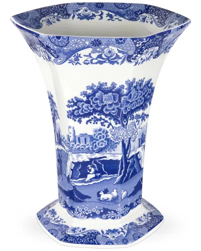 Spode Blue Italian 10.5in Vase