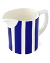 Spode Blue Italian 10oz Steccato Milk Jug In Blue