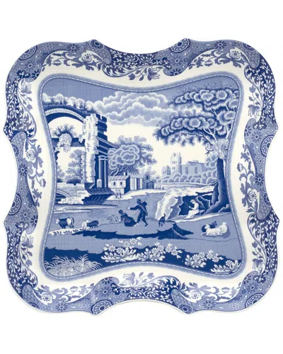 Spode Blue Italian 14in Devonia Tray