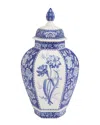 Spode Blue Italian 15.5in Ginger Jar In Blue